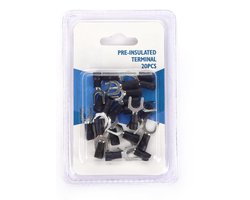 Voorgeïsoleerde terminal SV2-6 - zwart - 20 stuks/blister - ideaal voor elektrische aansluitingen - ServiceTopper