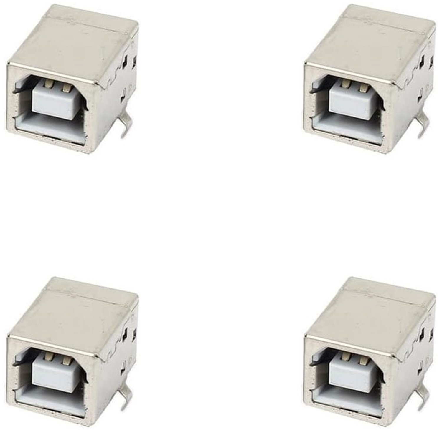 USB-aansluiting type B - Solderen van PCB's - 90 graden - 4 aansluitingen - Geschikt voor elektronica - Compact formaat