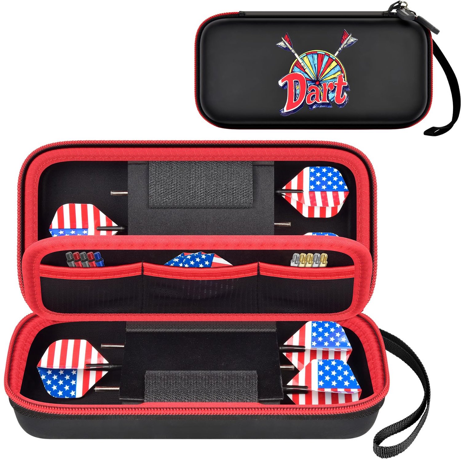 Dart Case voor 6 Stuks Darts