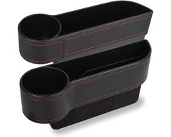2 Stuks Autostoel Organizer met Bekerhouder - Ideaal voor Voorstoelen