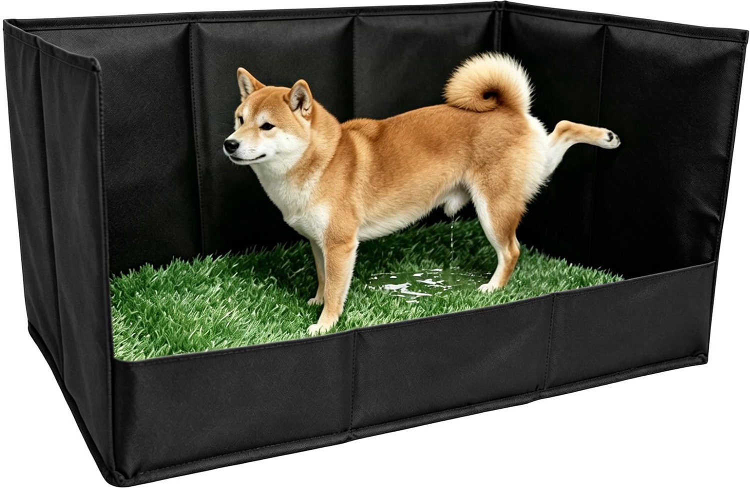 Puppy Potty Tray met Hoogwaardige Splash Guard