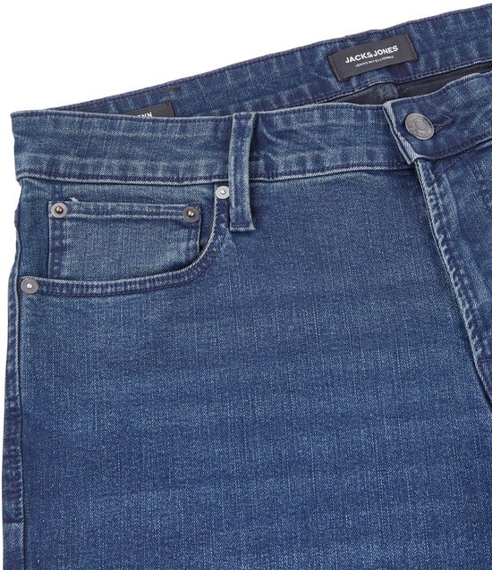 Jack & Jones Heren Jeans Broeken JJIGLENN JJICON SQ slim Fit Blauw Volwassenen Denim Jeansbroek Spijkerbroek heren