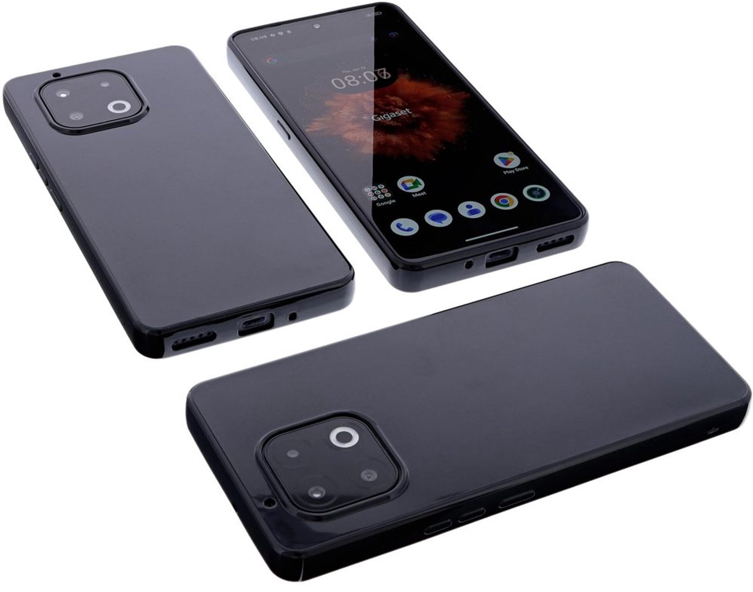 Beschermcase voor Gigaset GS6 - Zwart TPU