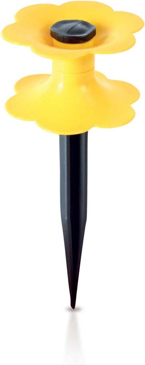Tuinslanggeleiding 17 cm - meerkleurig - bloemenlook - voorkomt slang- en kabelwartel - ServiceTopper — afbeelding 2