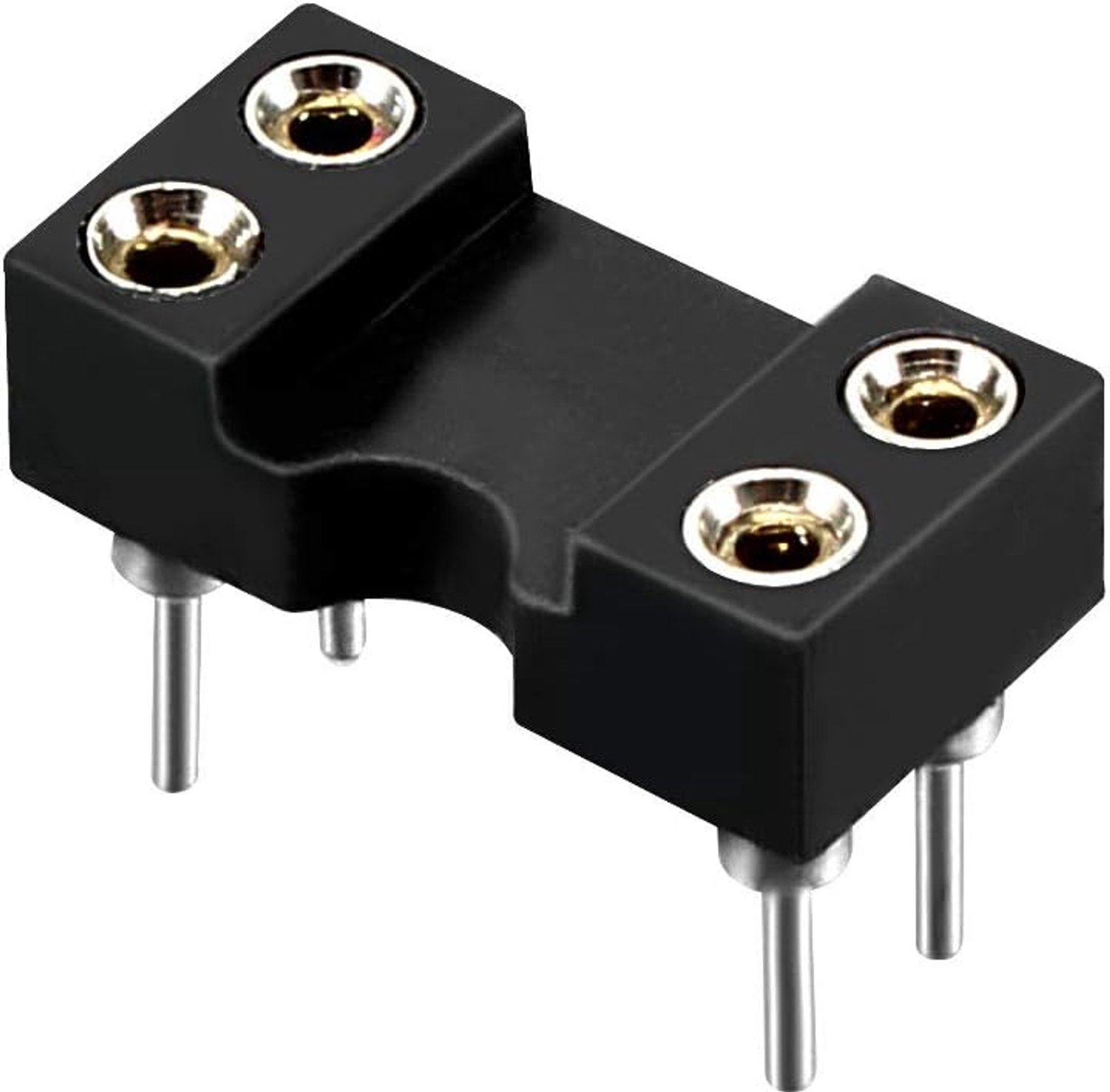 overgangsdoos DIP IC chip 2,54 mm afstand - 4Pins 15 stuks - 2 rijen - geschikt voor elektronica - ServiceTopper