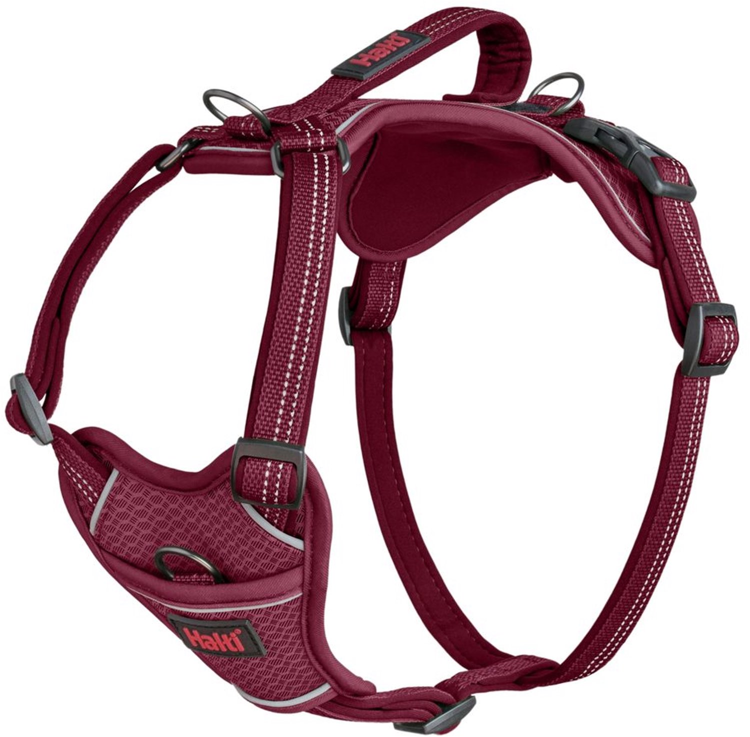 Hondenharnas met Grip - Maat S, Magenta