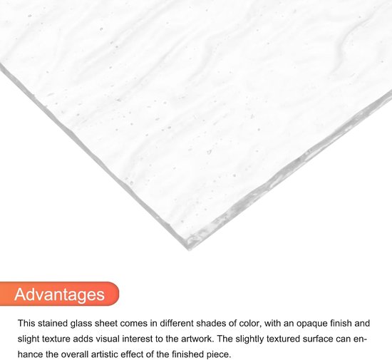 Mozaïekplaat 15 x 9 cm - transparant glas-in-lood - geschikt voor kunstwerken - m-winkel — afbeelding 3