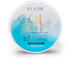 Golden Protein Blue Haarmasker 300g – Thuiszorg na Proteïne/Keratine Behandeling, No Yellow Effect, Beste voor Gebleekt, Gekleurd en Blond Haar, Zonder Parabenen, Sulfaten en Siliconen