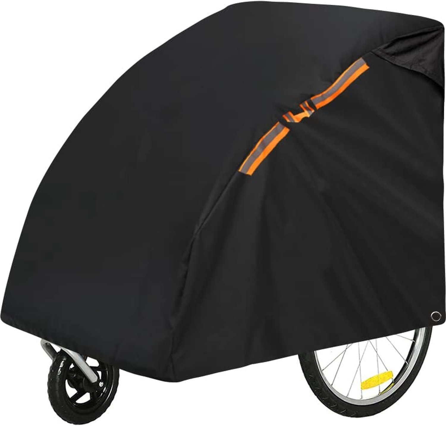 Fietskar hoes - Waterdicht - 142 x 90 x 90 cm - Zwart