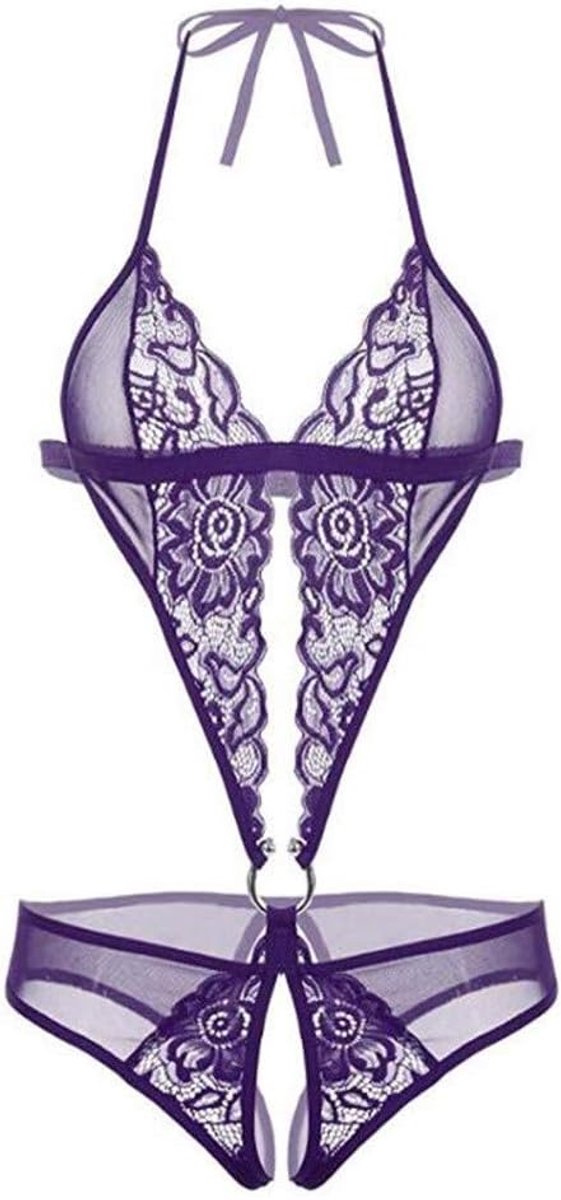 Dameslingerie, kant, babydoll, nachtkleding, babydoll, sexy look, kant, satijn, A486