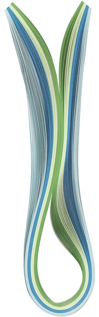 Papieren stroken, B: 5 mm, L: 78 cm, blauw, turkoois, groen, limoengroen, 100asstd, 120 g