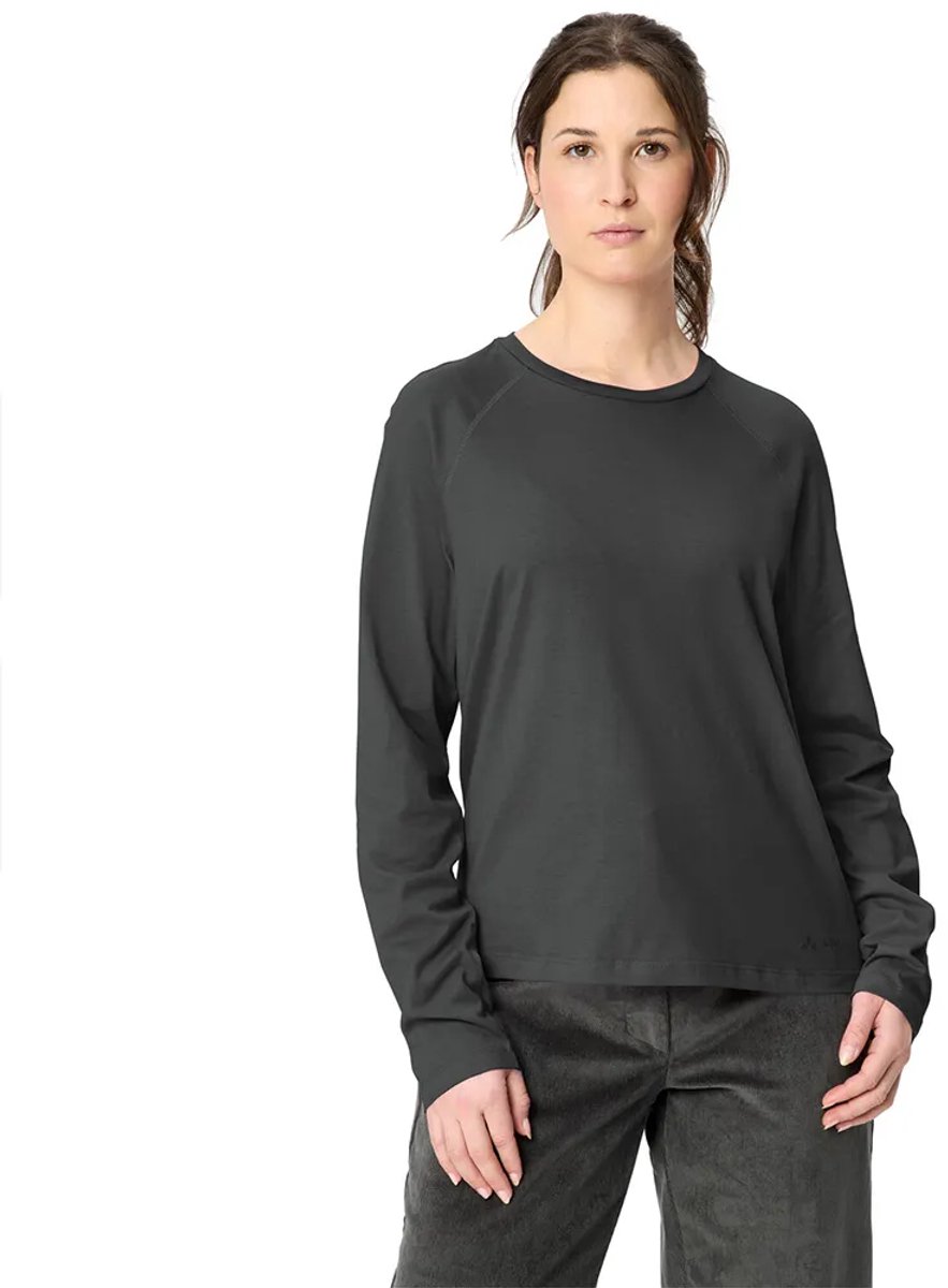 Vaude Cyclist T-shirt Met Lange Mouwen Vrouw Zilver