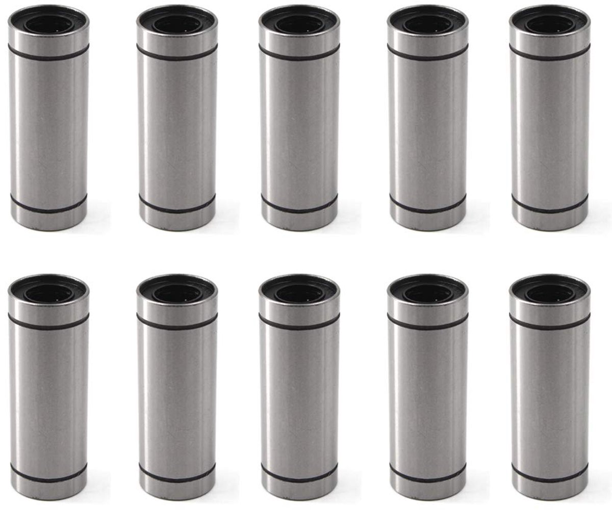 LM6UU Longer Linear Ball Bearing 6x12x35mm Ball Bearing Bushing For 3D Printer 10PCS - ShopVlot