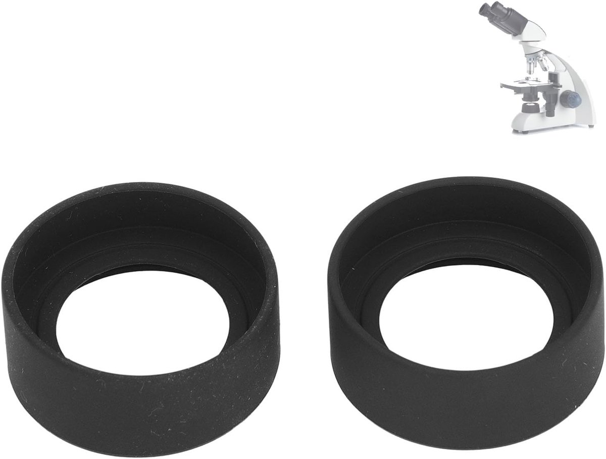 Microscoop Oculair 44mm - Rubber Flat Oculair - Comfortabel en LCD-vriendelijk - 2 stuks - ShopVlot