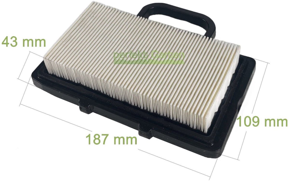 luchtfilter voor Briggs & Stratton B&S-motor V-TWIN OHV INTEK 44 CID 16–27 HP 5408H