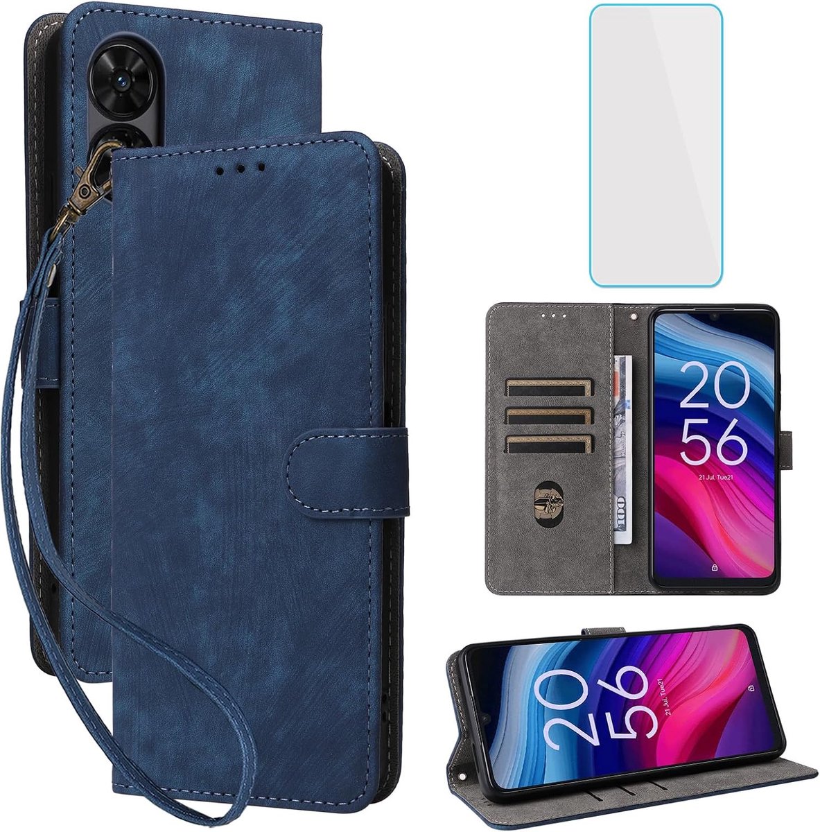Hoesje Voor TCL 50 SE/TCL 40 NxtPaper 4G Blauw