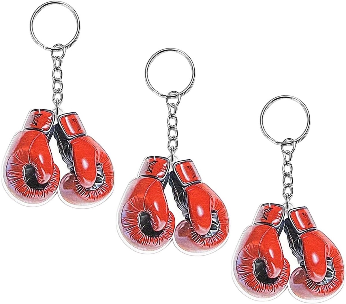 3-Delige Boxset Sleutelhanger, Gepersonaliseerde Combat Sleutelhanger, Health Club Hanger, Cadeau Voor Sportliefhebbers.