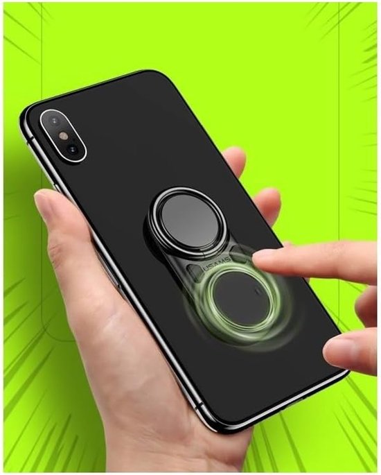 Ring to Eliminate Anxiety Explodes the Plastic Bubbles with your Push Button and Rotates the Wheel voor Vivo Y02 (2022) - Black — afbeelding 4
