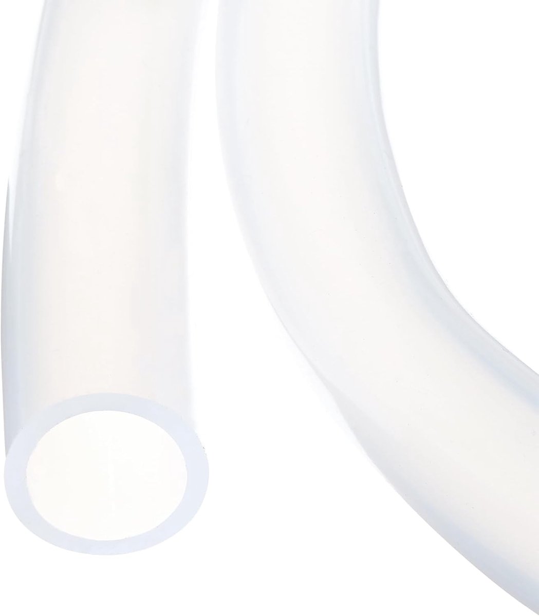 Buizen 25mm ID 31mm OD Heldere Industriële Kunststof Buizen Pure Siliconen Slangen voor Pomp Sifonering Drainage Irrigatie Brouwerij, 1" x 1.22"