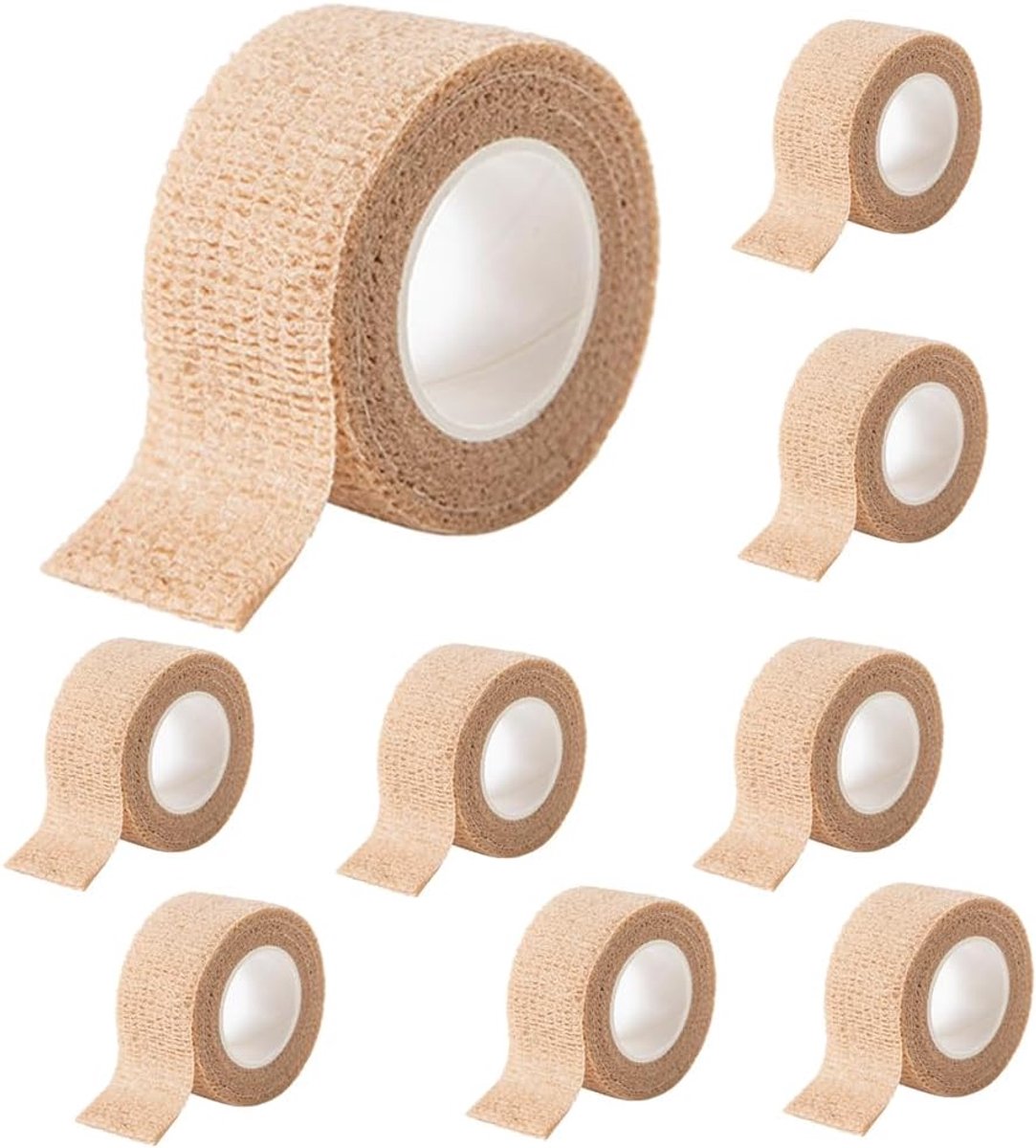 Pack of 8 Adhesive Bandages, Breathable Bandages, First Aid Injury, Sports Injury, Wrist Sprain Protection - ShopVlot