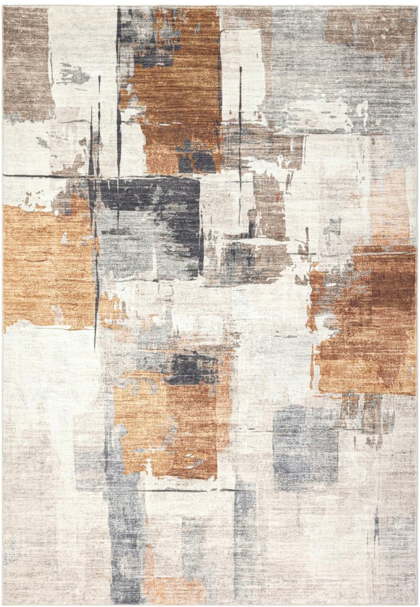 Dutch XXL Design Vloerkleed | Tapijt | Elegantica | Verweerd | Terracotta | 80x150 cm