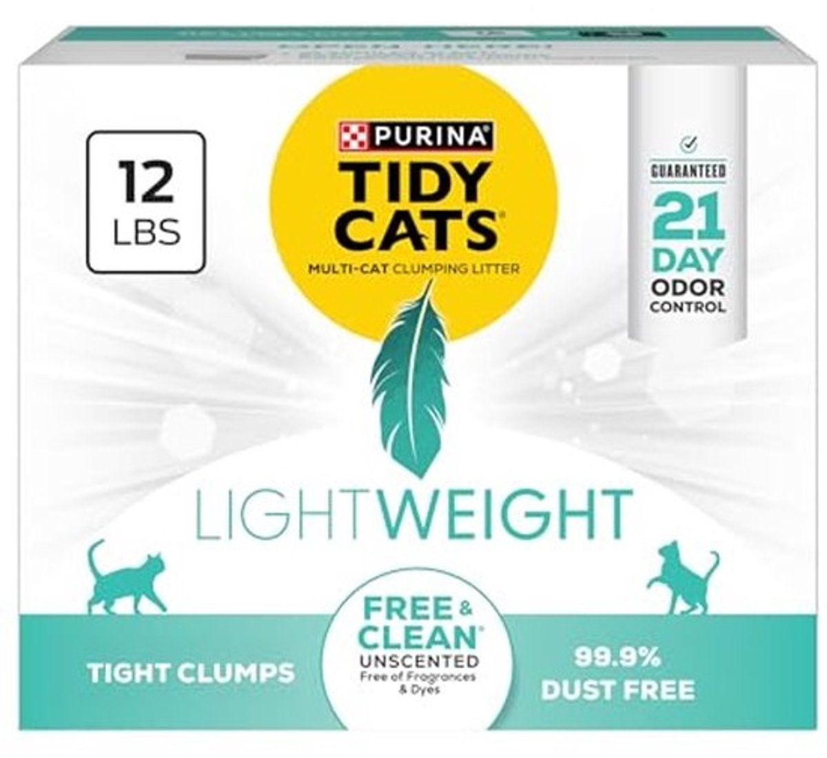 Luchtige, klontvormende kattenbakvulling met geurbestrijding - 12 lbs