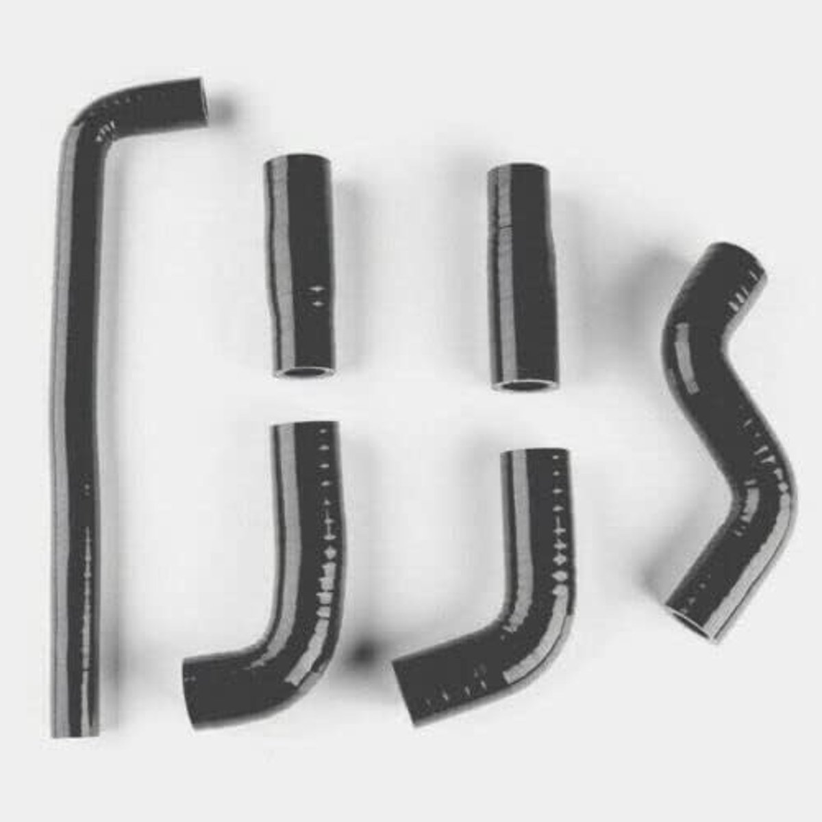 Silicone Radiator Cooling Water Hose Set for KTM 400 EXC / 450 EXC / 525 EXC 2002 2003 2004 2005 2006 (Black) - ShopVlot