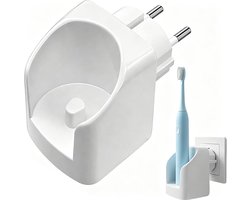 Laadstation, stopcontact, compatibel met Oral B iO3, iO4, iO5, iO6 PRO/DB-serie, draagbaar draadloos laadstation, tandenborstel, compatibel met Genius X, Vitality, Pro, 3500, 3000 (wit)