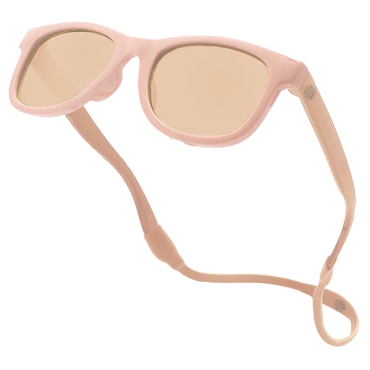 Baby Sunnies Zonnebril Baby met Bandje - 0-24 Maanden - Perzik