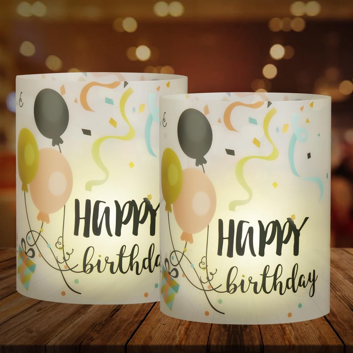 Lantaarn Tafeldecoratie Verjaardag - 12 Stuks Decoratieve Kaarsenlantaarns - Feestelijke Sfeer - SnelShoppen