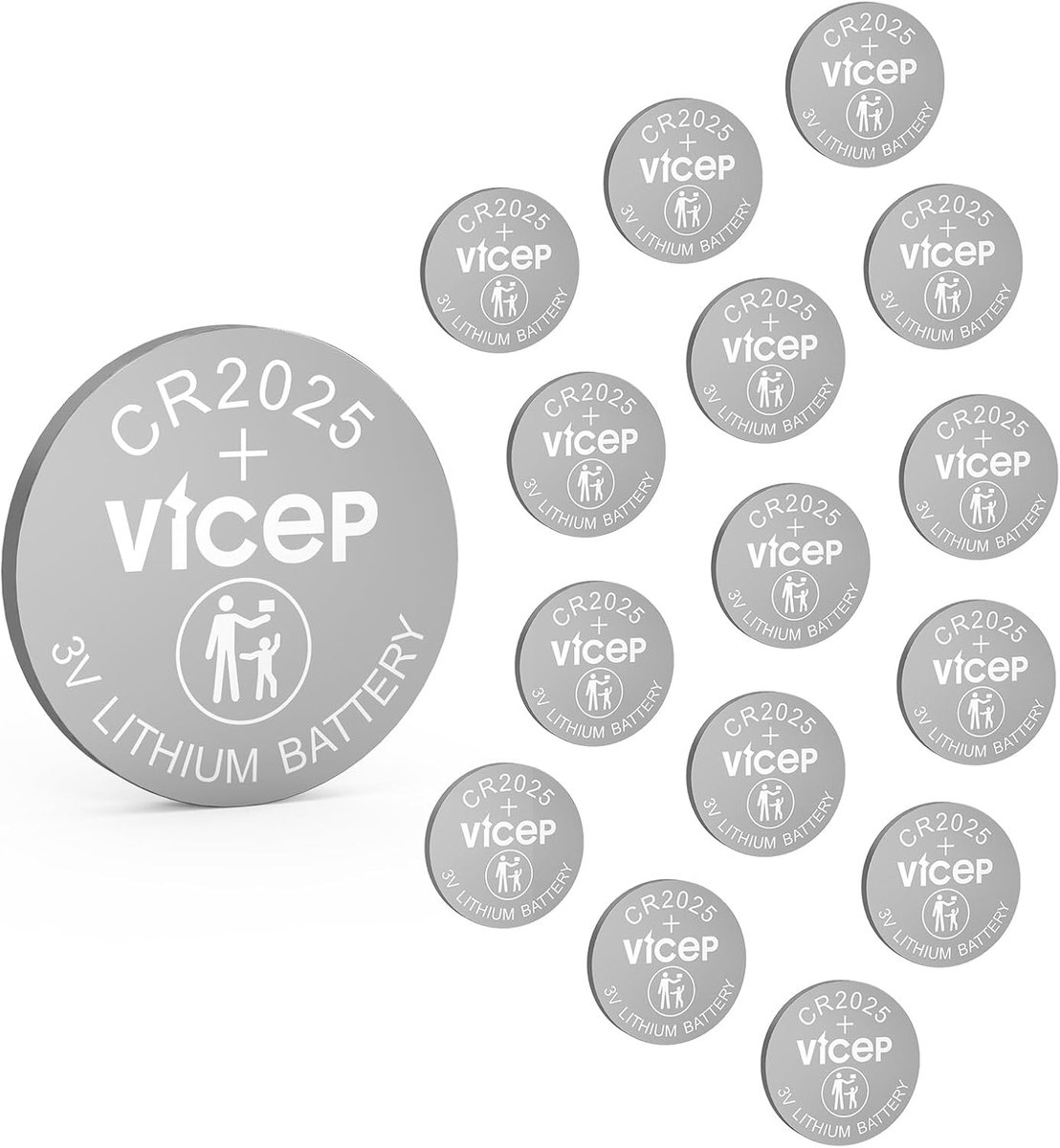 CR2025 lithiumbatterij 15-pack - 3V knoopcel - individueel verpakt - betrouwbare stroom voor diverse apparaten - SnelShoppen