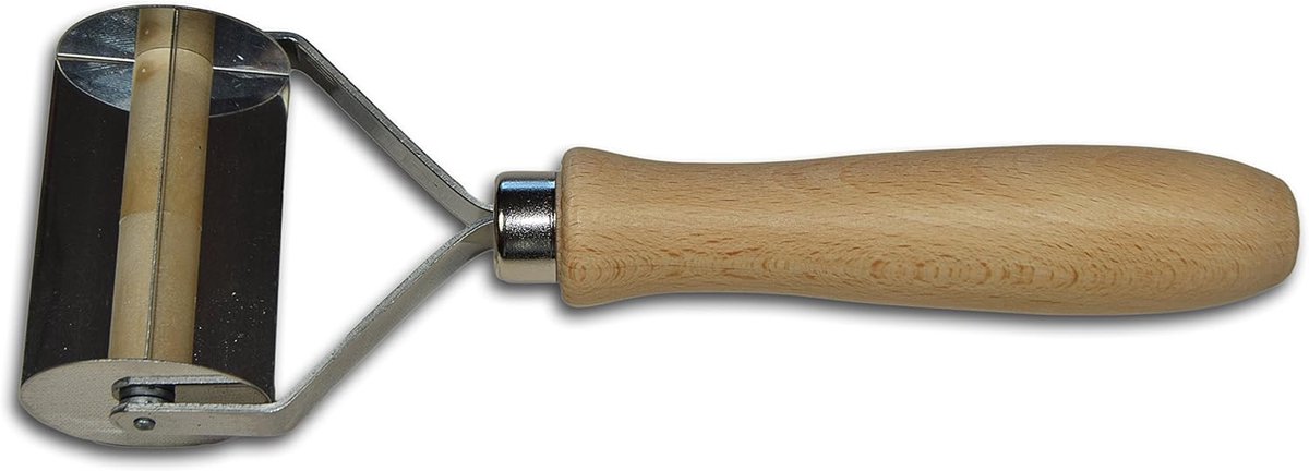 Cutter met Ronde Bladen - RVS en Beukenhout - Perfect voor Precisiewerk - SnelShoppen