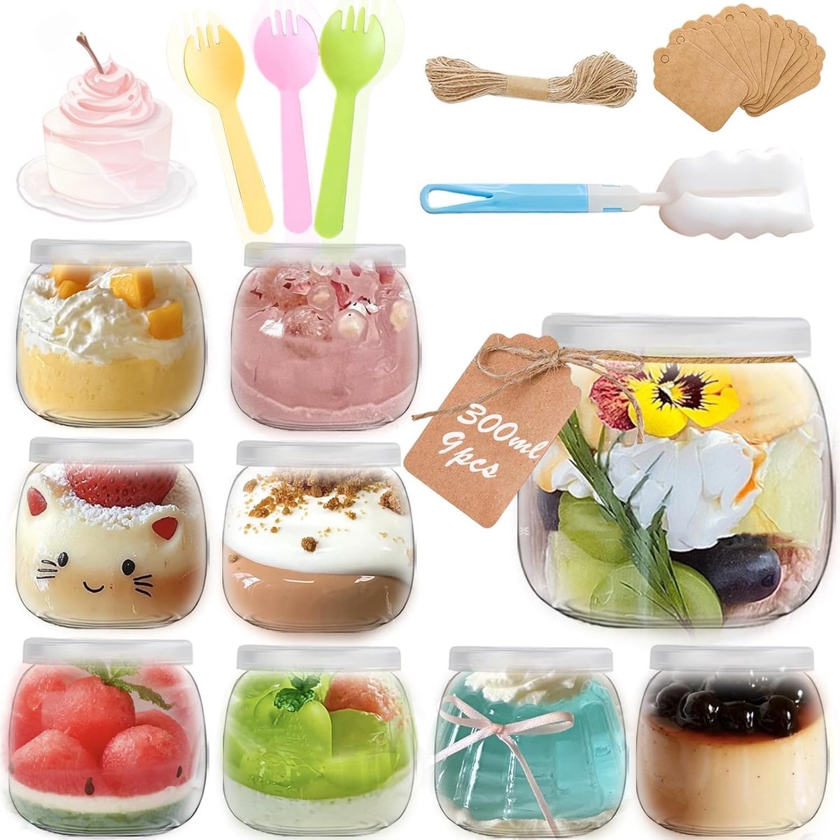 300 ml yogurt glasses - ShopVlot
