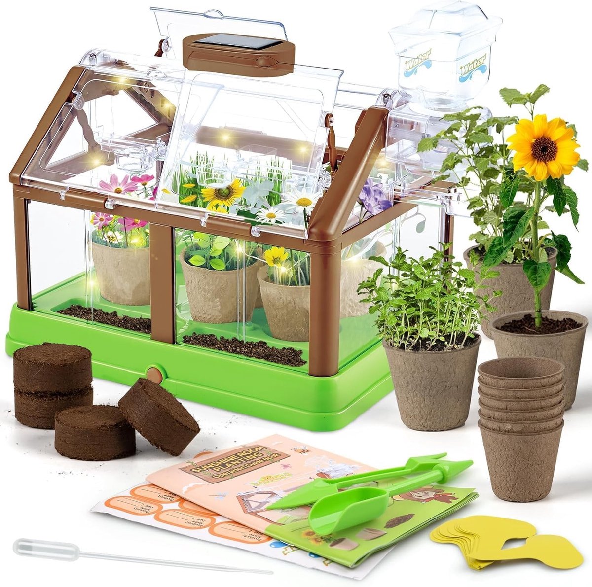 Set van Kweekplanten voor Kinderen - Educatief Speelgoed voor Groei, Natuurbegrip en Verantwoordelijkheid