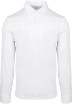 Desoto Longsleeve Poloshirt Essential Wit - Maat L - Heren