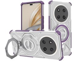 Techsuit - Carbon Shield PRO - Honor Magic7 Lite / X9c - Purple Transparent