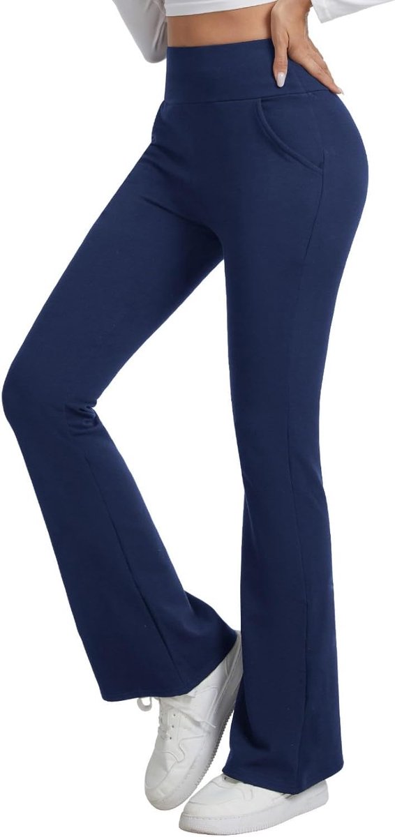 Leggings Vrouwen Fleece Gevoerde Uitlopende Leggings Vrouwen