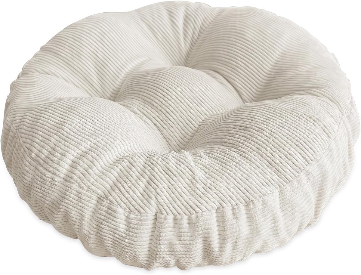 Zitkussen - antislip wasbaar - 10 cm dik corduroy zitkussen