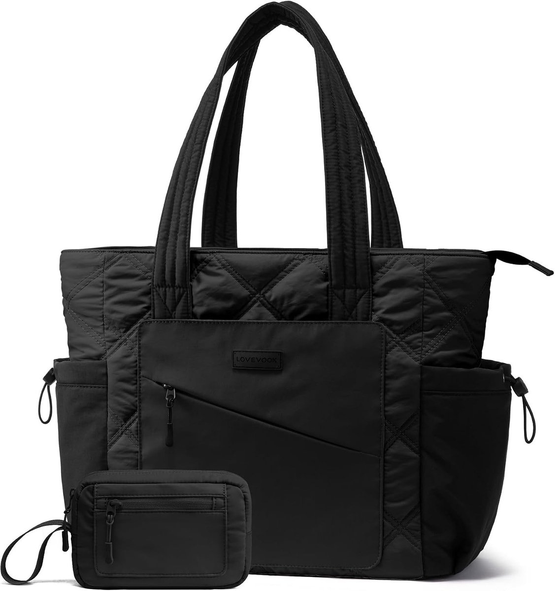 Grote shopper bag voor vrouwen, lichte werk- en schooltas, ideaal als laptop- en handtas