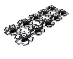 10 stuks High Power LED-chip 3 W infrarood 120 graden IR 850nm / 400mA - 500mA / DC 1.4V-1.6V 3 Watt SMD COB lichtemitter diode met 20mm board voor DIY
