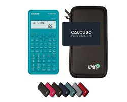 Casio fx-220 Plus 2nd edition incl. WYNGS Beschermhoes Zwart - Wetenschappelijke Rekenmachine - Basis Pakket