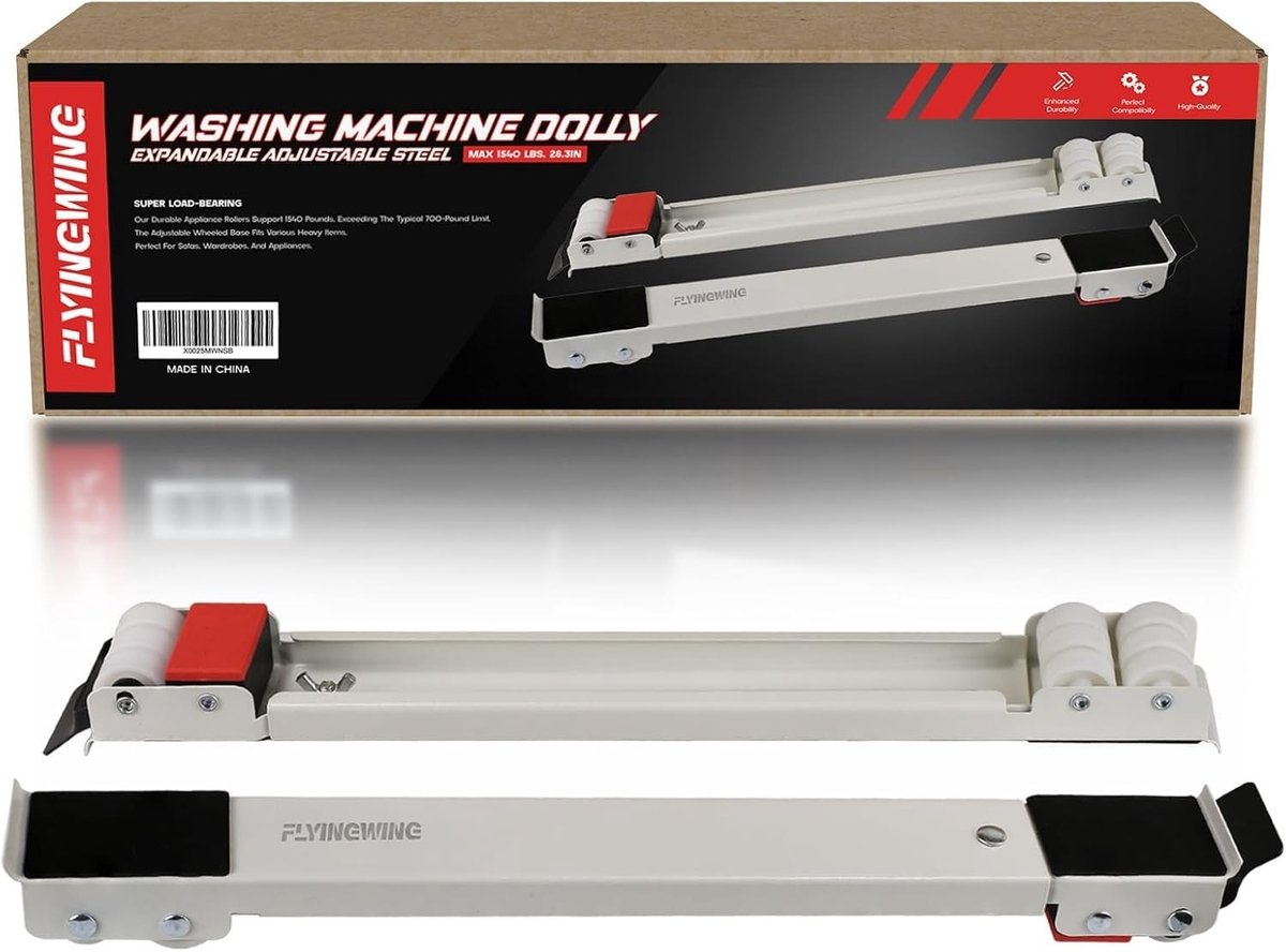 Elzusha - Heavy Duty Dolly - Uitbreidbaar met stalen wielen - 72 cm