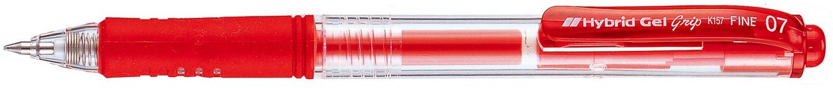 Elzusha - Rollerbal Pen - 0.7mm Punt, Rood - 12 Stuks
