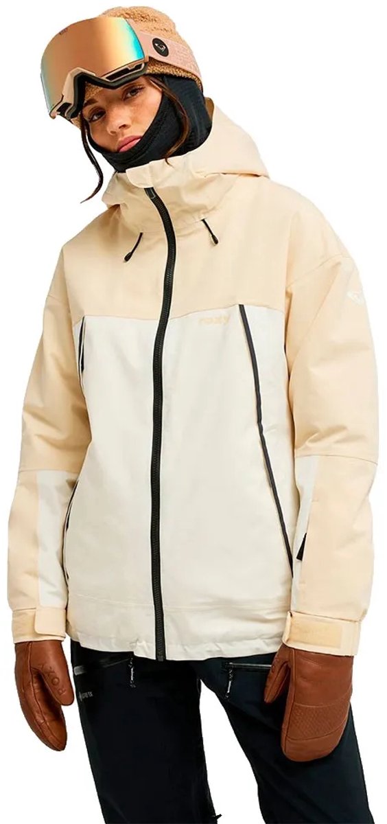 Roxy Ice Bounded Jas Beige L Vrouw