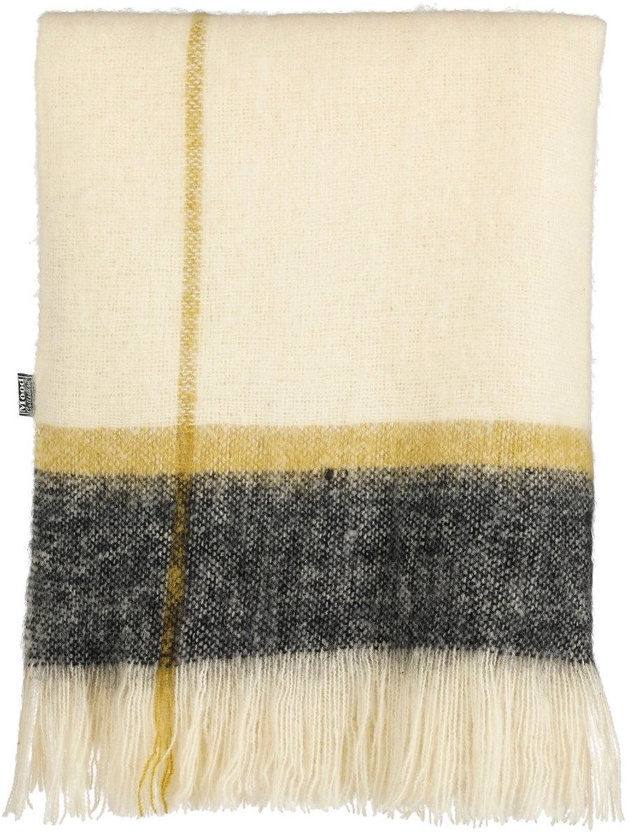 In The Mood Collection Plaid - L180 x B130 cm - Off White Gebroken wit