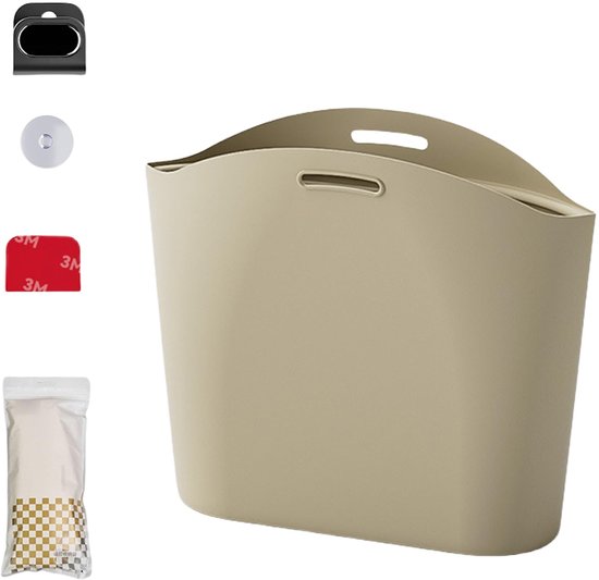 Paraplu houder - Auto organizer - Scooter accessoires - Prullenbak auto - Scootmobiel tas - Paraplu hoes - Opbergtas - Fiets accessoires - Waterdichte zak - Auto accessoires - Opberger - Universeel - Wit - 1 stuk