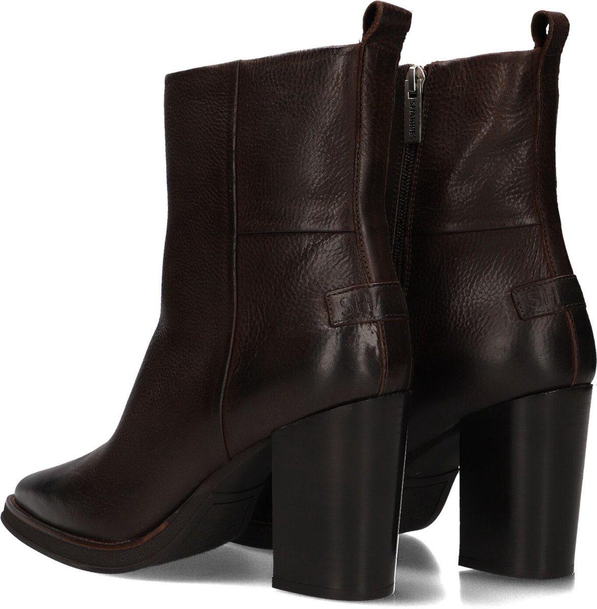 Shabbies Amsterdam - GRUNCH AMI Ankle Boot Leather Dark Brown - Maat 41