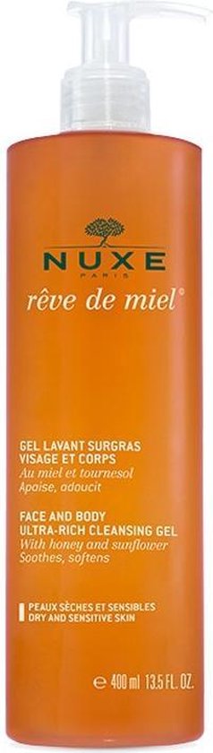 Nuxe Reve De Miel Face And Body Cleansing Gel 400 ml