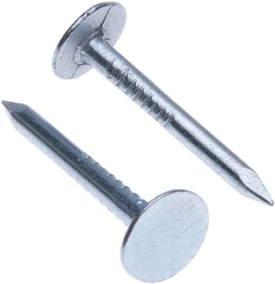 Daknagels - Verzinkt - 2 x 20 mm - Gegalvaniseerd Staal - Voor Constructie en Houtbewerking