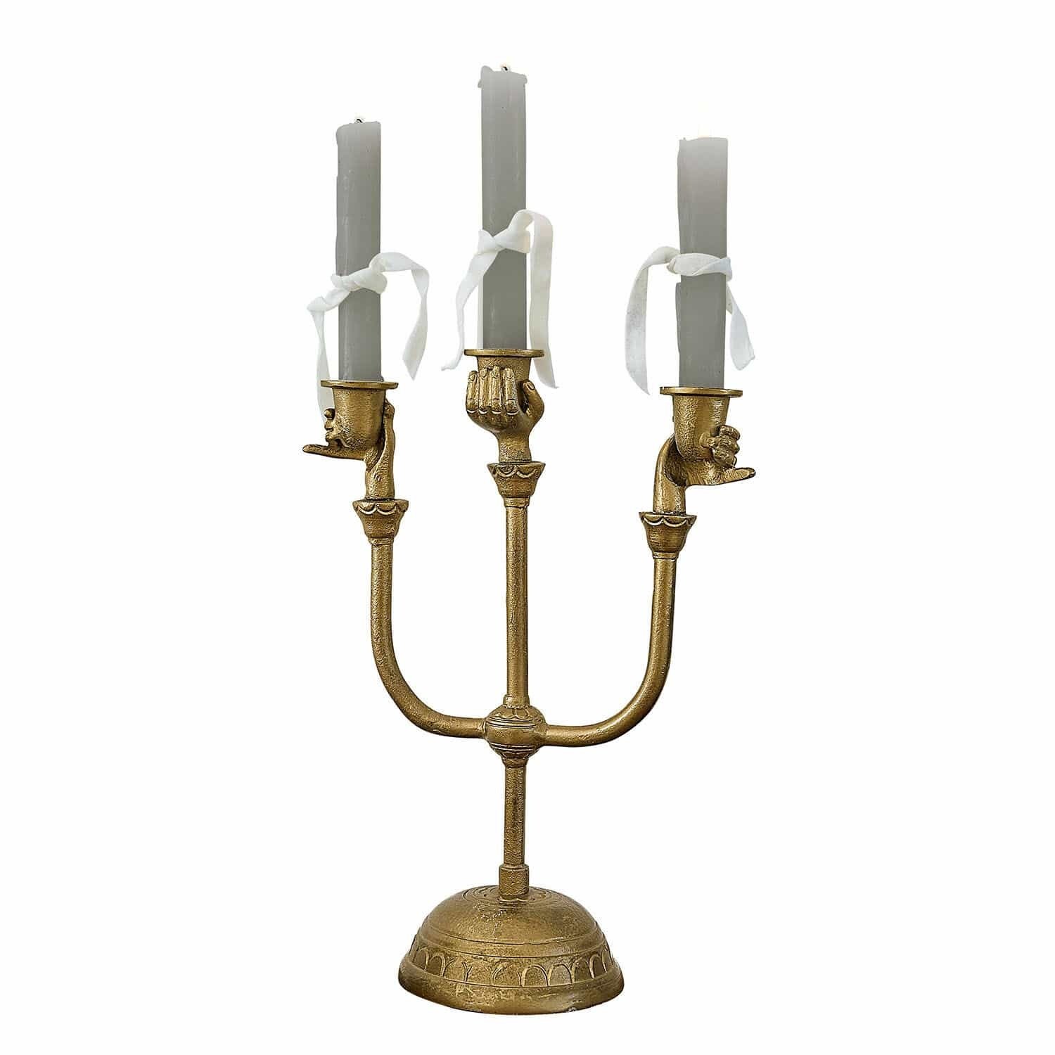 Loberon Kandelaar Joravel messing